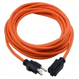 Walmart Prime Wire & Cable Outdoor Extension Cord, 25ft., 16/3 Gauge, 13 Amps, Orange, Model# EC501625 offer