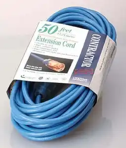 Walmart Southwire 2368SW8806 50' 16/3 Blue Hi-Visibility/Low Temp Outdoor Extension Cord offer