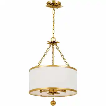 Walmart Crystorama Lighting - Three Light Chandelier - Chandelier - Broche - Three Light offer