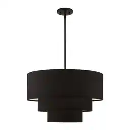 Walmart Livex Lighting - Bainbridge - 4 Light Pendant In Mid-Century Modern Style-22.5 offer