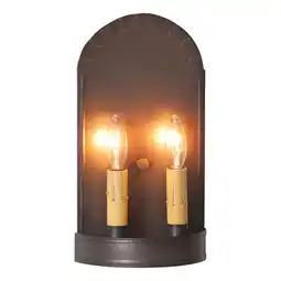 Walmart Irvins Country Tinware Arch Sconce in Kettle Black offer