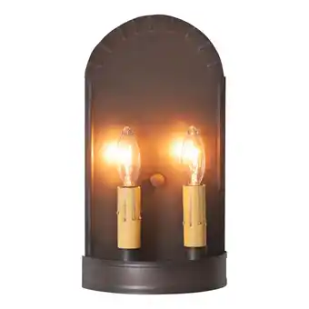 Walmart Irvins Country Tinware Arch Sconce in Kettle Black offer