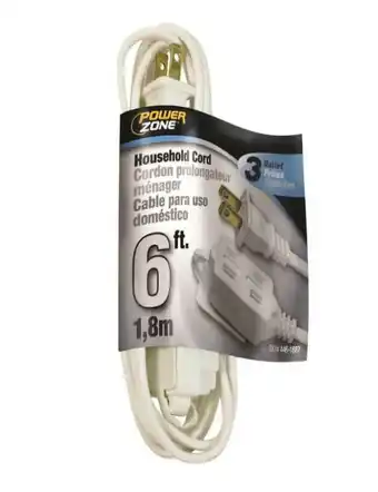 Walmart Power Zone Spt-2 Extension Cord, 16/2, 6 Ft offer