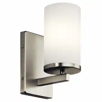 Walmart Kichler Lighting - One Light Wall Sconce - Wall Bracket - Crosby - 1 light Wall offer