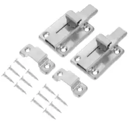 Walmart 2 Sets Sliding Bolt Door Lock Security Latches Stainless Safety Surface Mounted offer