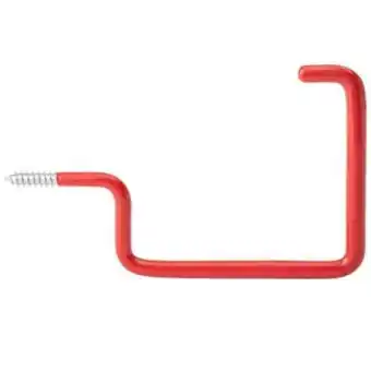 Walmart National Manufacturing Spectrum Brands HHI 206869 4.5 in. Vinyl Coated Storage Screw Hook, Red offer