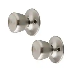 Walmart Design House 190579 Terrace Dummy Door Knob Satin Nickel 2-Pack offer