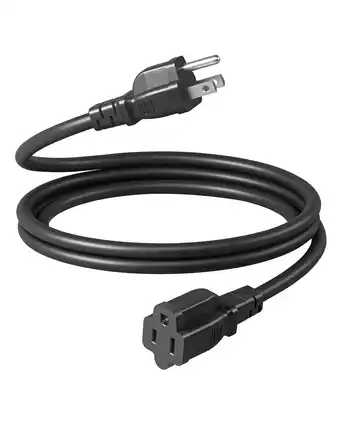 Walmart DEWENWILS Extension Cord 6 FT, 3 Prong Extension Cable for Indoor Outdoor, 16/3 SJTW, Black offer