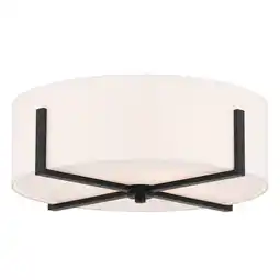 Walmart Kichler Lighting - Malen - 4 Light Flush Mount-8.25 Inches Tall and 20 Inches offer