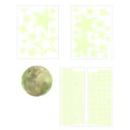 Walmart WLPZXP 5pcs Glow in The Dark Star Stickers, Adhesive Wall Stickers, Glowing Wall Decals offer