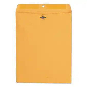 Walmart Kraft Clasp Envelope, #97, Square Flap, Clasp/Gummed Closure, 10 x 13, Brown Kraft, 100/Box offer