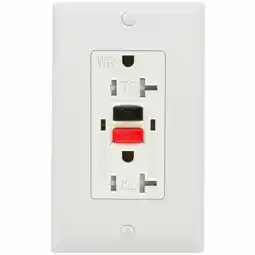 Walmart ANKO GFCI Outlet, 20A 125V White Tamper-Resistant Electrical Outlet offer