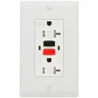 Walmart ANKO GFCI Outlet, 20A 125V White Tamper-Resistant Electrical Outlet offer