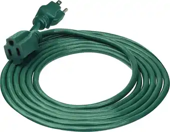 Walmart Clear Power CP10196 16 Gauge 9ft Green 1 Outlet Outdoor Extension Cord offer