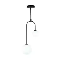 Walmart Artcraft Lighting Comet 2 Light Pendant - Semi Matte Black offer