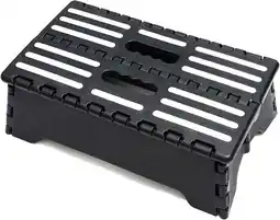 Walmart 5 inch Portable Folding Step Stool, for Adults and Children, Non-Slip Textured Grip Surface, Black offer