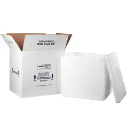 Walmart The Packaging Wholesalers Insulated Shipping Kits 18 x 14 x 19 White 1/Case 248C offer