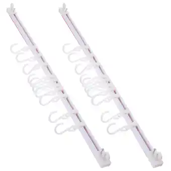 Walmart 2 Set Cabinet Hooks Stick on Sliding Key Plastic Hangers Kitchen Hanging Bathroom Door Office offer