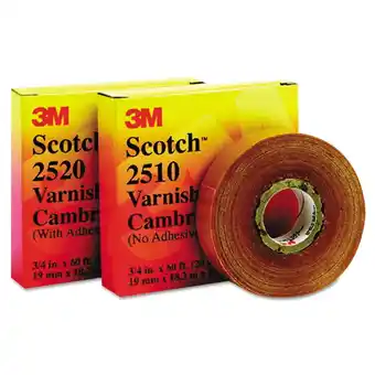 Walmart 3M 7000031629 20-Piece Scotch 2520 3/4 in. x 60 ft. Varnished Cambric Tape Set - Yellow offer