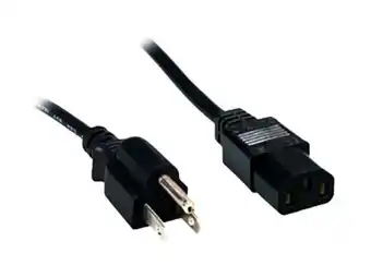 Walmart Comprehensive 3' PC Power Cord Black Standard Series with Lifetime Warranty offer