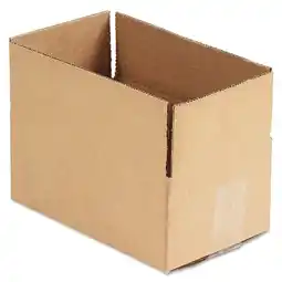 Walmart General Supply Brown Corrugated - Fixed-Depth Shipping Boxes, 10l x 6w x 4h, 25/Bundle -UFS1064 offer