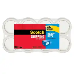 Walmart Scotch Heavy Duty Packaging Tape 8-pack offer