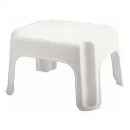 Walmart Rubbermaid Basic 1-Step Stool, White offer