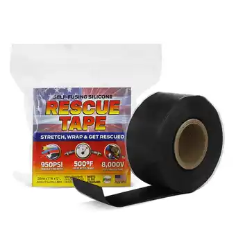 Walmart Rescue Tape 20mm 12ft x 1in Black offer