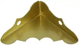 Walmart National Hardware - V1851 9/16 x 1-1/4 Decorative Corner 4/pk - Polished Brass offer