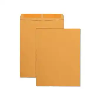 Walmart Catalog Envelope 13 1/2, Square Flap, Gummed Closure, 10 x 13, Brown Kraft, 250/Box offer