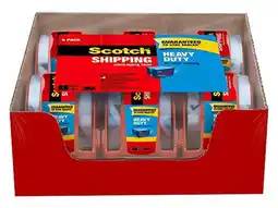 Walmart Scotch-1PK 3850 Heavy-Duty Packaging Tape With Dispenser, 1.5 Core, 1.88 X 66.66 Ft, Clear, 6/Pack offer