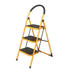 Walmart Ktaxon Folding 3 Step Ladder Step Stool, 330lbs. Weight Capacity, Iron offer