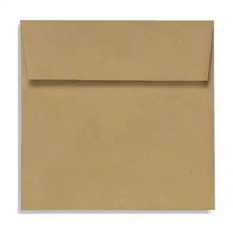 Walmart LUX 70 lb 4 x 4 Peel & Press Square Envelopes Grocery Bag Brown 8504-GB-250 offer