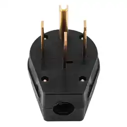 Walmart Dryer Plug Adapter 4 To 3 Prong,50A 125/250V Straight Blade Angle Four Pin US Plug 14-50P offer