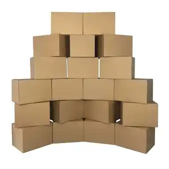 Walmart uBoxes Medium Cardboard Moving Boxes (20 per Pack) 18 x 14 x 12-inch offer