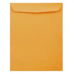 Walmart JAM Paper Large Open End Catalog Envelopes, 12 x 15 1/2in, Brown Kraft Manila, 25 per Pack offer