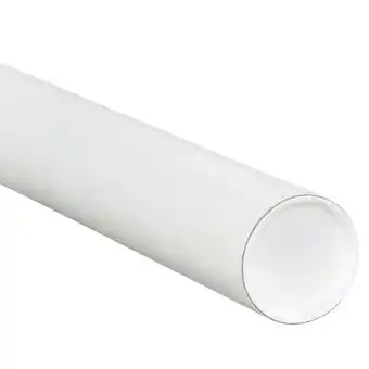 Walmart 3 x 42 White Tubes with Caps - 24 Per Case offer