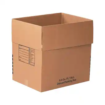 Walmart SI Products 24 x 18 x 24 Deluxe Moving Boxes 32 ECT Brown 10/Bundle (241824DPB) offer