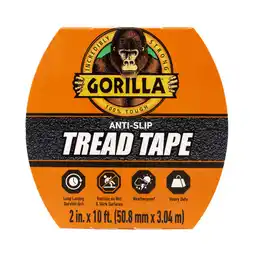 Walmart Gorilla Glue Tread Tape, 10 Foot, Single Roll, Pack of 1, Black offer