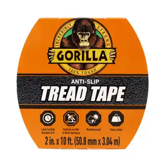 Walmart Gorilla Glue Tread Tape, 10 Foot, Single Roll, Pack of 1, Black offer