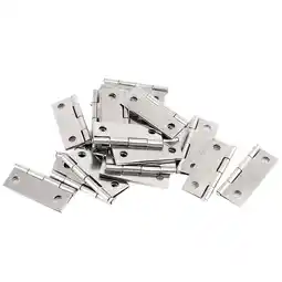 Walmart Unique Bargains Furniture Drawer Door Stainless Steel Hinges 1.5 Length 20Pcs offer