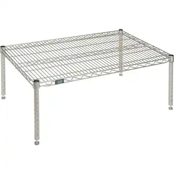 Walmart Nexel Poly-Z-Brite Wire Dunnage Rack, 24W x 36L x 14H offer