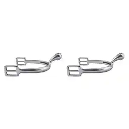 Walmart yotijay 2 Pieces Horse Spurs Universal Gear Spurs for Men for Dressage Ranch Hunting offer