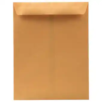 Walmart JAM Paper 10 x 13 Open End Catalog Envelopes, Manila Brown, 500/Box offer