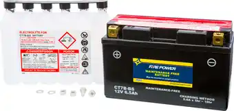 Walmart Fire Power CT7B-BS Sealed AGM Battery offer