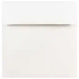 Walmart JAM Paper 8 x 8 Square Invitation Envelopes, White, Bulk 250/Box offer