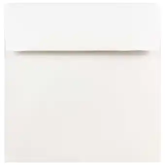 Walmart JAM Paper 8 x 8 Square Invitation Envelopes, White, Bulk 250/Box offer