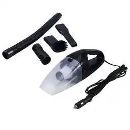 Walmart unbranded Small Vacuum Cleaners Mop Handheld Cordless Car Wet Dry Duster Black offer