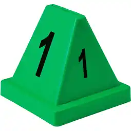 Walmart Global Industrial 412591 Numbered Cones 1-20, Green offer