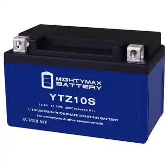 Walmart YTZ10S Lithium Replacement Battery compatible with KTM 890 Duke 21-UP offer